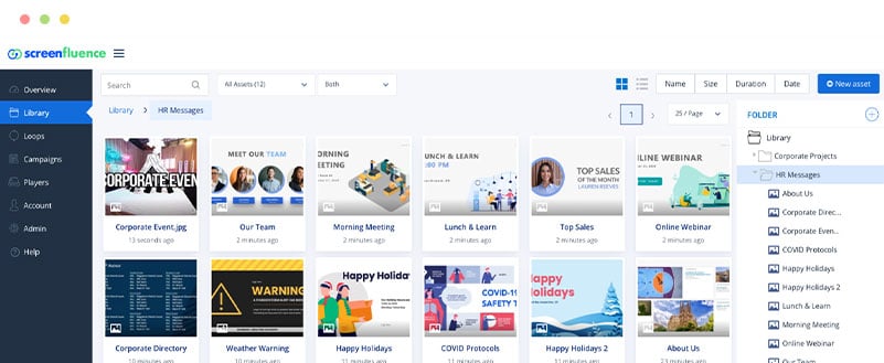 Screenfluence-Dashboard